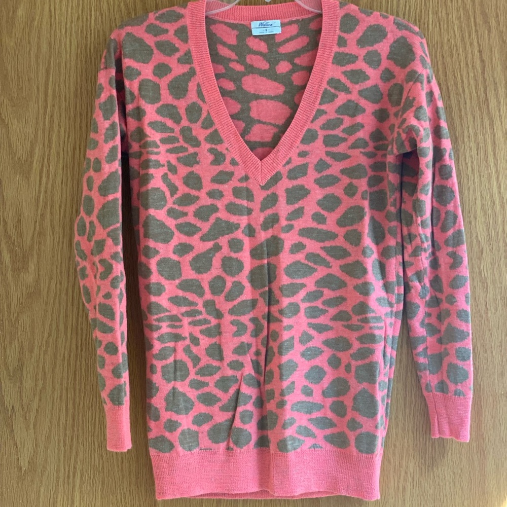 Madewell animal print sweater